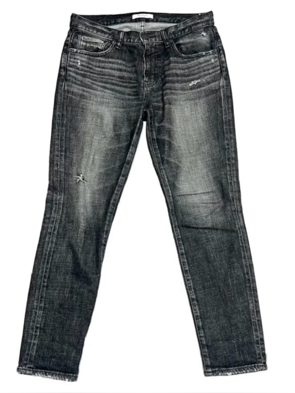 Moussy Vintage Black distressed skinny ankle jeans size 27 women’s denim